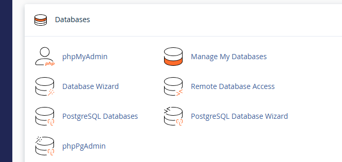 Database hawkhost