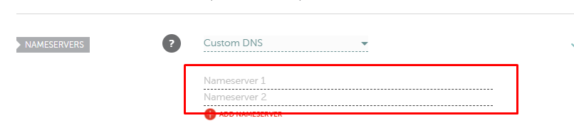 Use custom nameservers in HawkHost